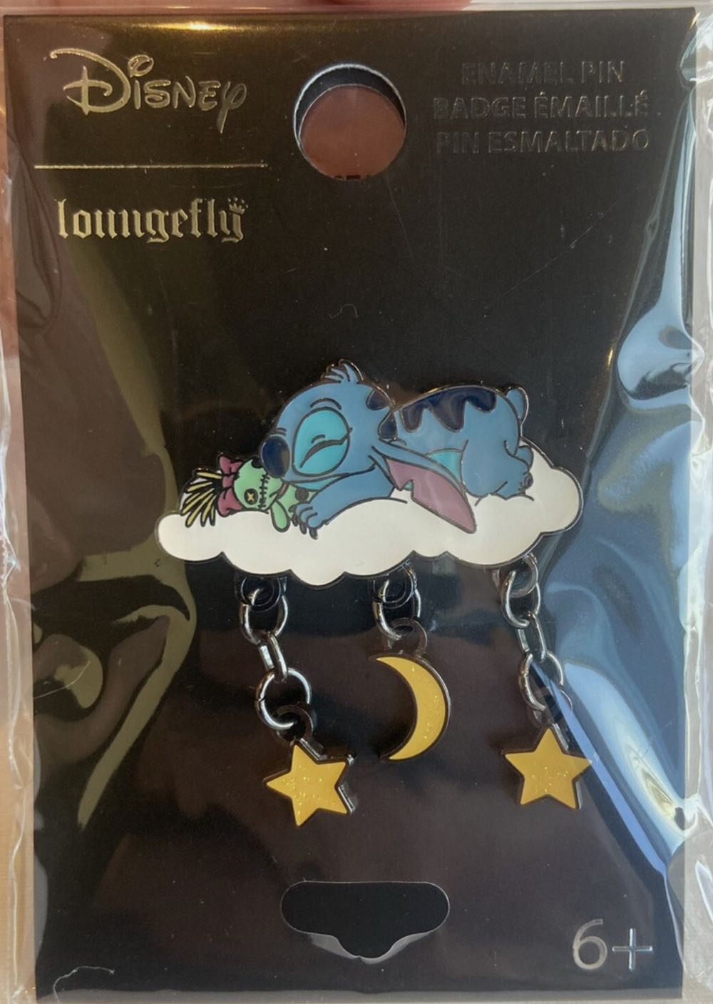 Loungefly Disney Lilo & Stitch Cloud Nap Enamel Pin  pin collectible - Main Image 3