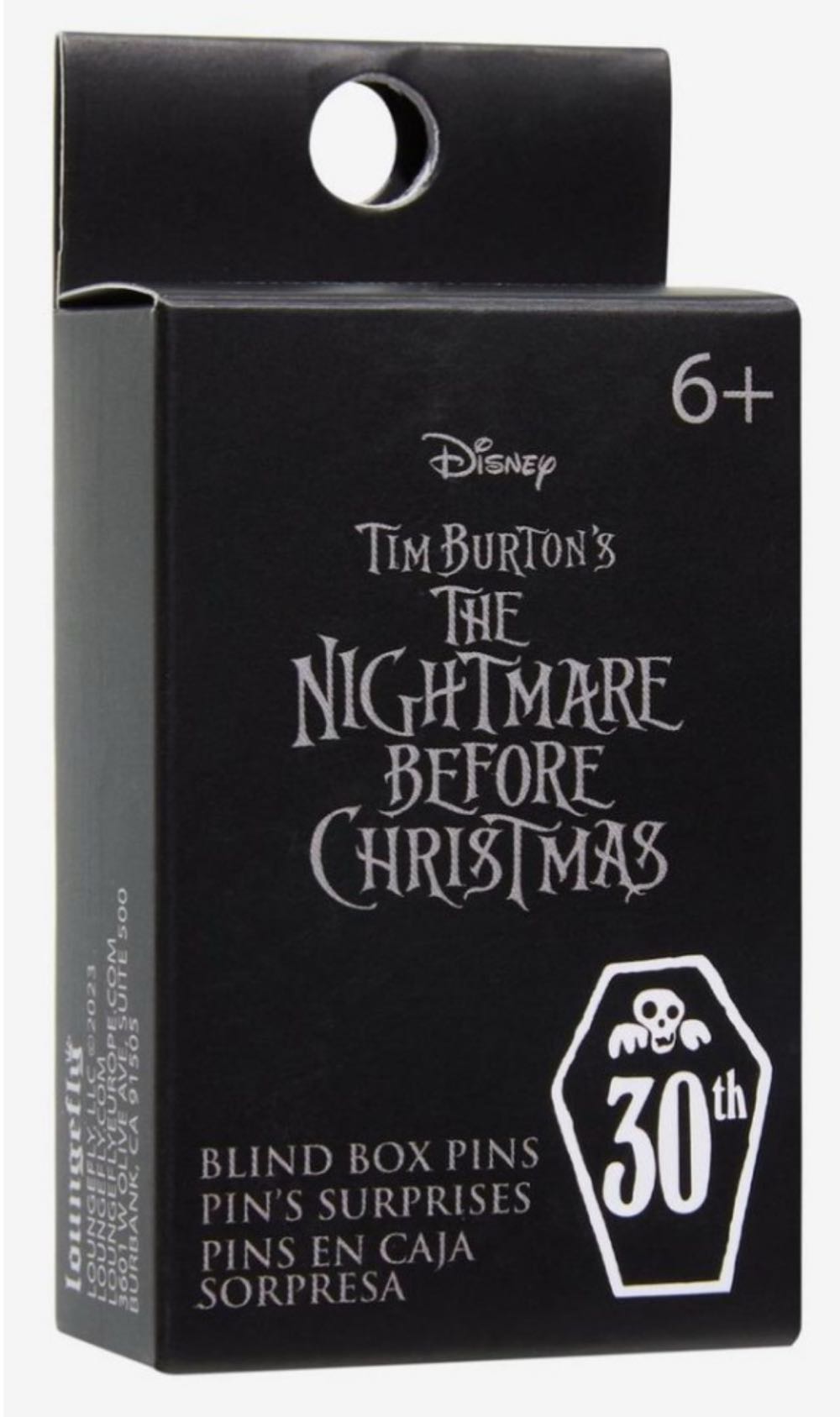 Disney Loungefly Nightmare Before Christmas Tattoo Blind Box  pin collectible - Main Image 2