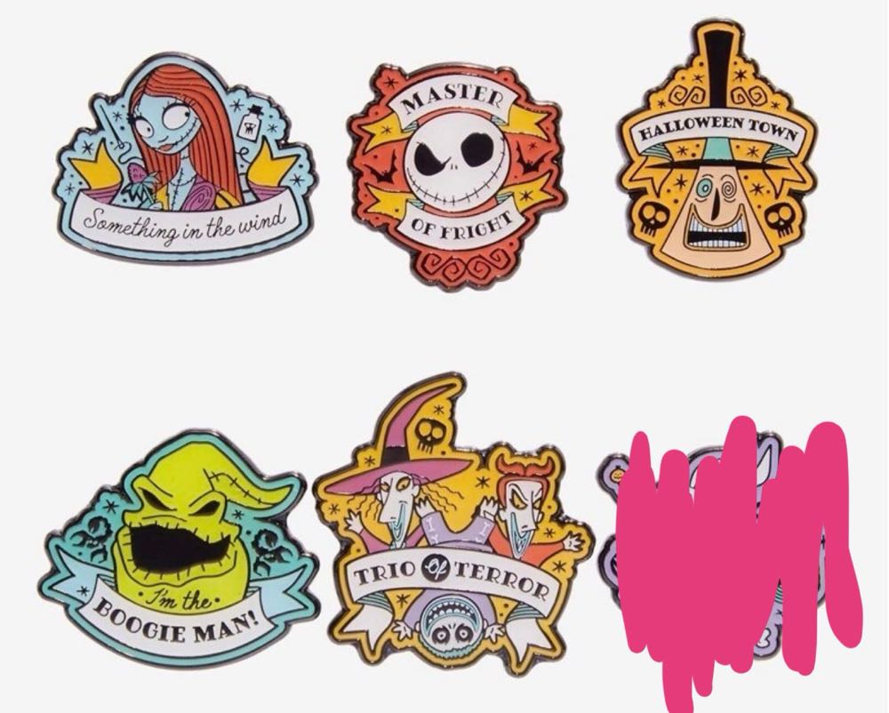 Disney Loungefly Nightmare Before Christmas Tattoo Blind Box  pin collectible - Main Image 3