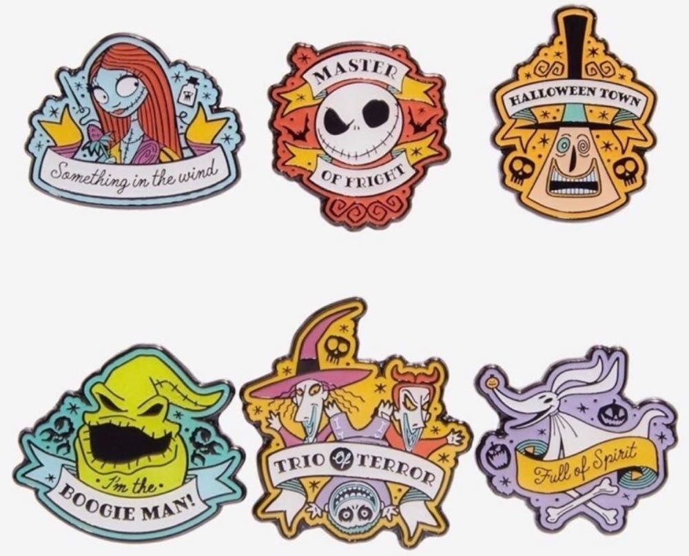 Disney Loungefly Nightmare Before Christmas Tattoo Blind Box  pin collectible - Main Image 4