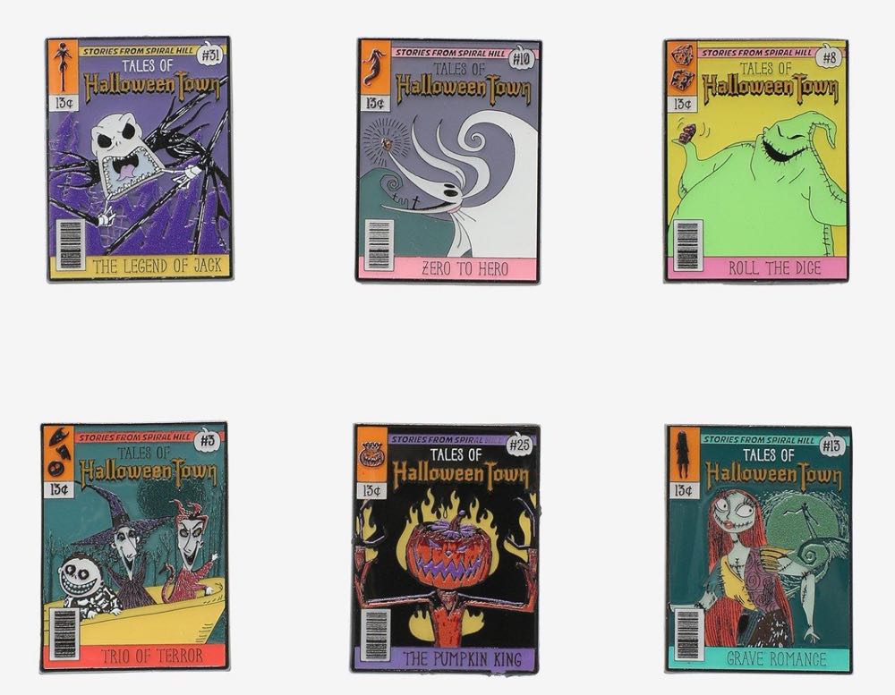 Loungefly The Nightmare Before Christmas Comic Book Cover Blind Box  pin collectible - Main Image 2