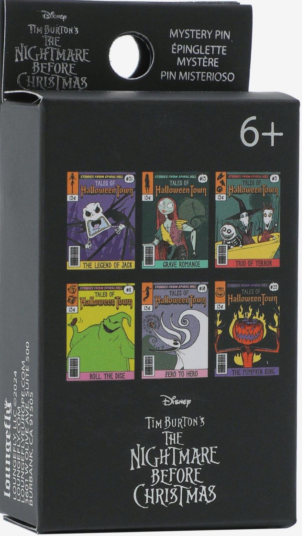 Loungefly The Nightmare Before Christmas Comic Book Cover Blind Box  pin collectible - Main Image 4