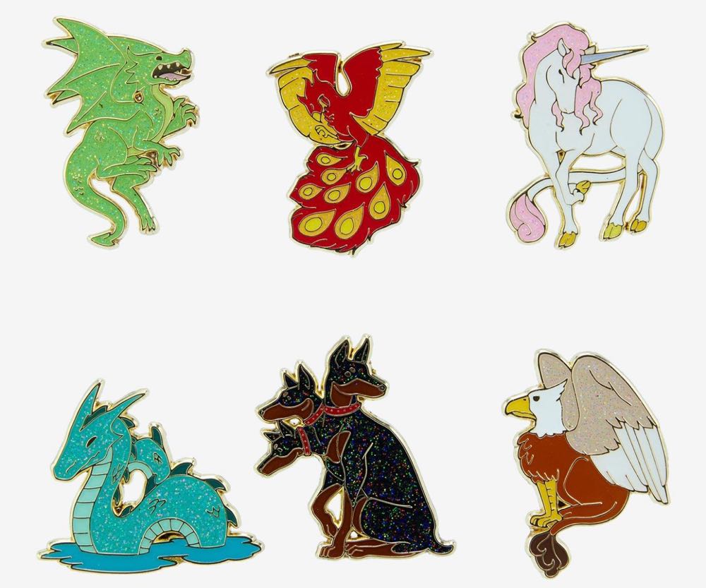 Mythical Creatures Blind Box Enamel Pin Here Be Monsters  pin collectible - Main Image 2