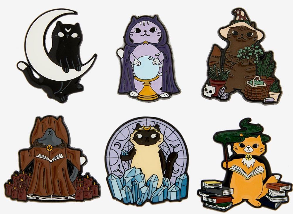 Horror Cats Series 7 Blind Box Enamel Pin Hot Topic Exclusive  pin collectible - Main Image 2