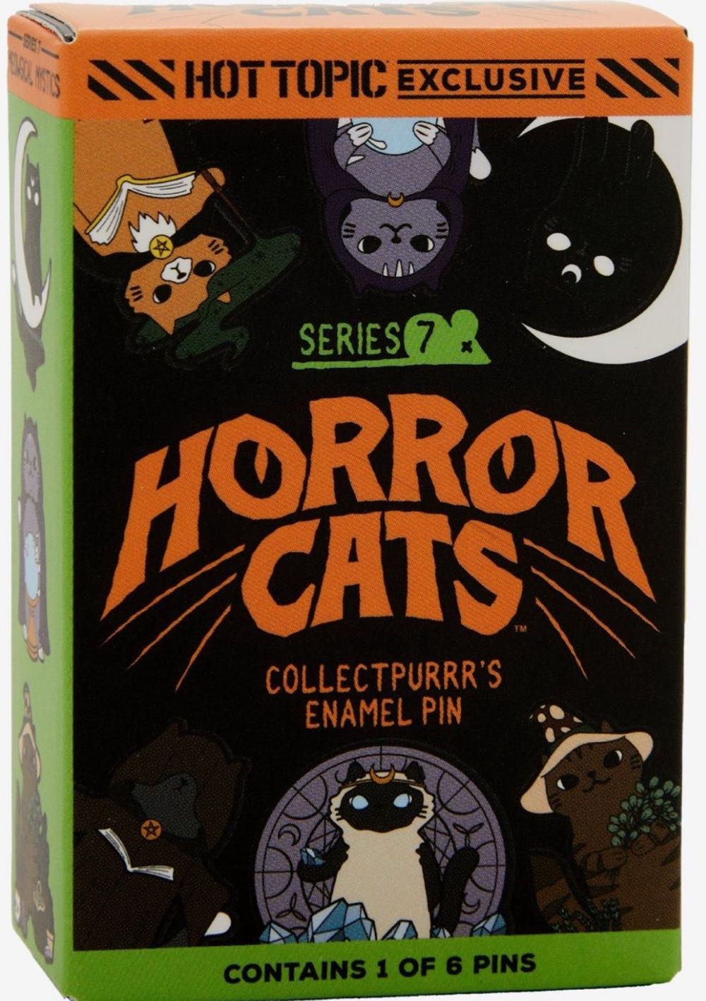 Horror Cats Series 7 Blind Box Enamel Pin Hot Topic Exclusive  pin collectible - Main Image 4