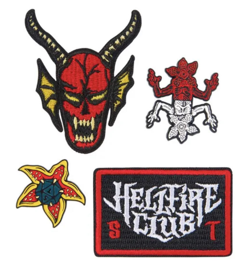 Stranger Things Hellfire Club Metal With Enamel Filled Pins  pin collectible - Main Image 2