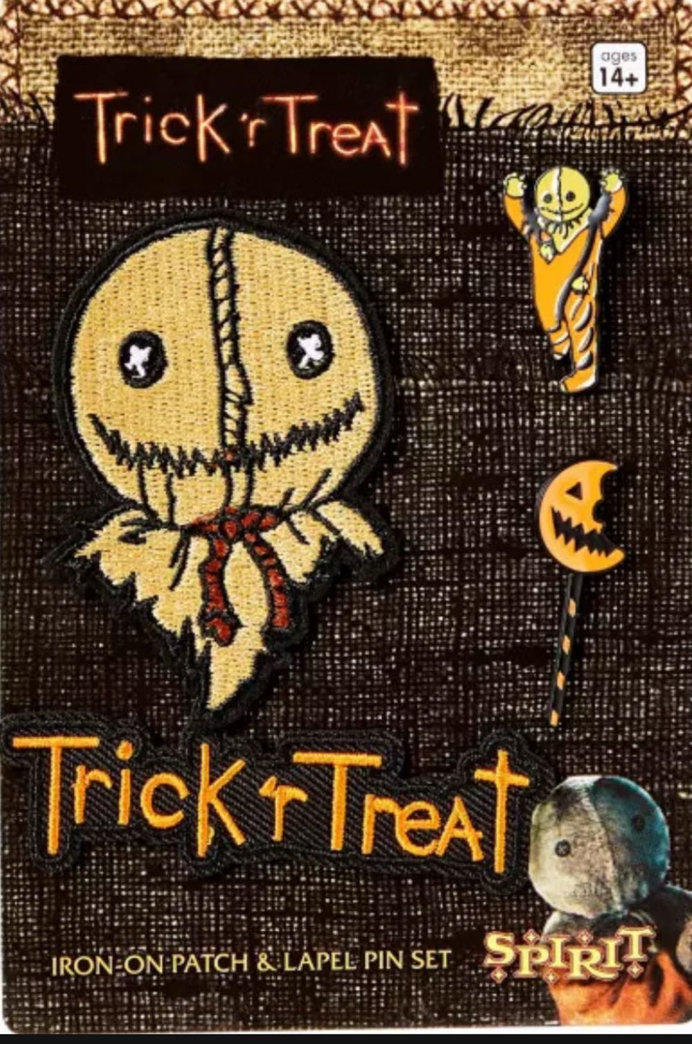 Sam Pin and Set - Trick ’r Treat by Spirit Halloween  pin collectible - Main Image 2