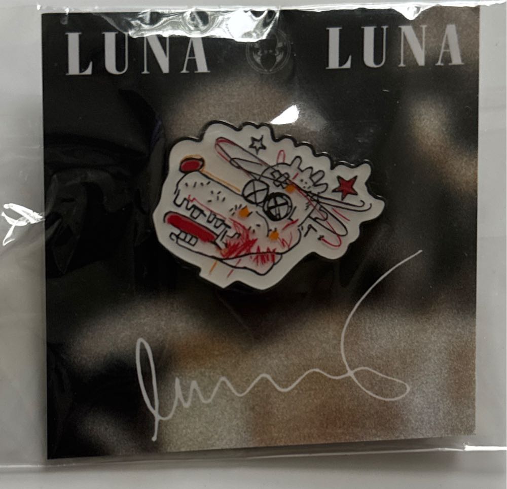 Bob Ross Chomp Officially Licensed Flocked Enamel Pin