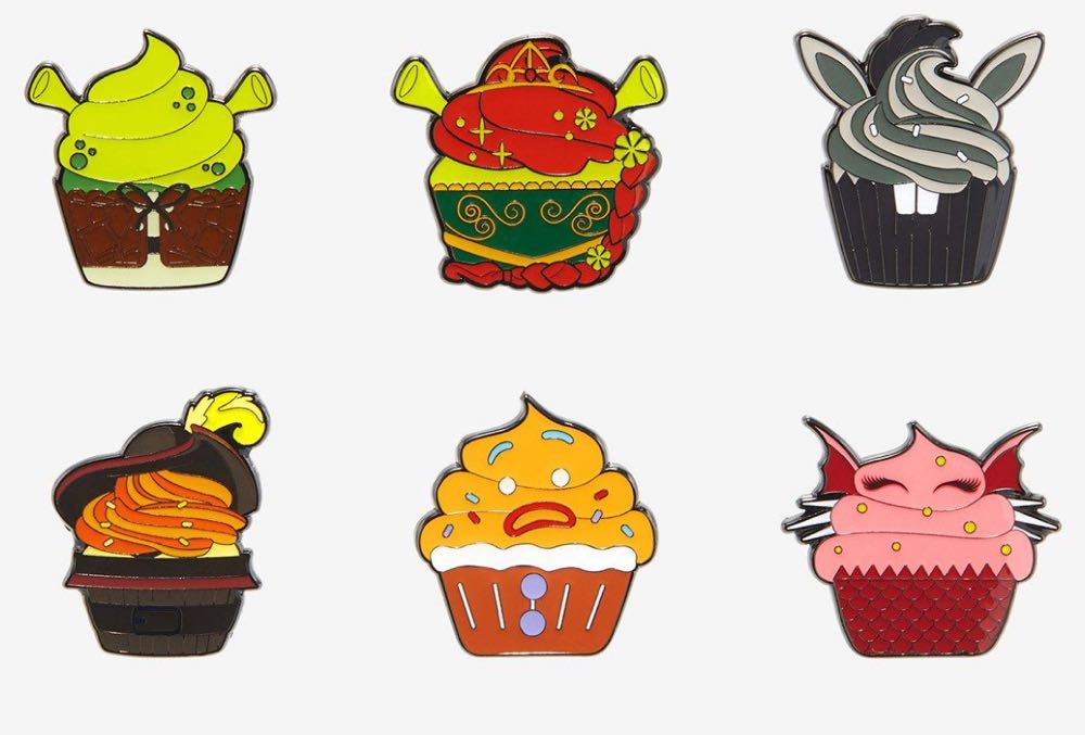 Loungefly Shrek Character Cupcake Blind Box Enamel Pin  pin collectible - Main Image 2
