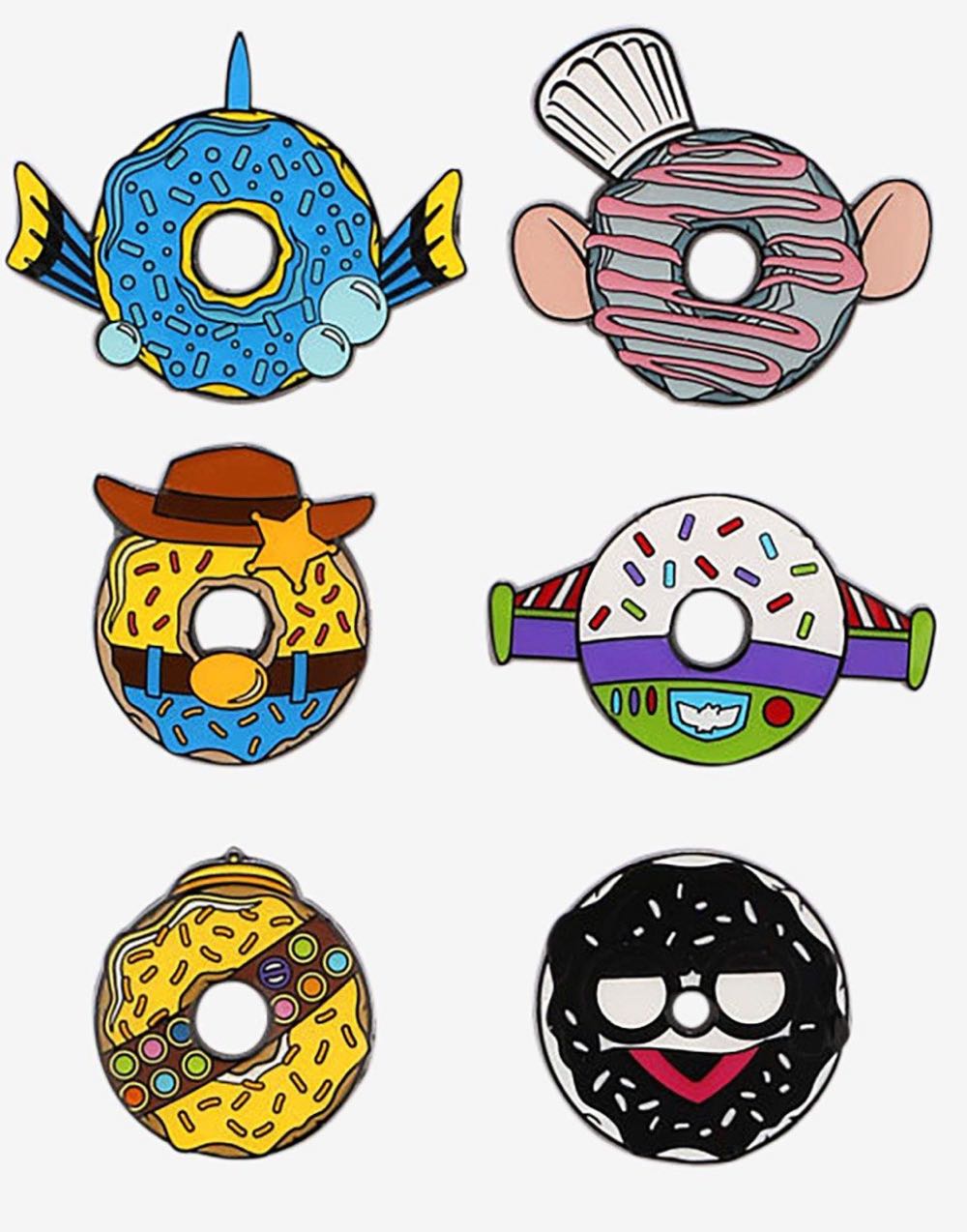 Loungefly Disney Pixar Donuts Blind Box Enamel Pins  pin collectible - Main Image 2