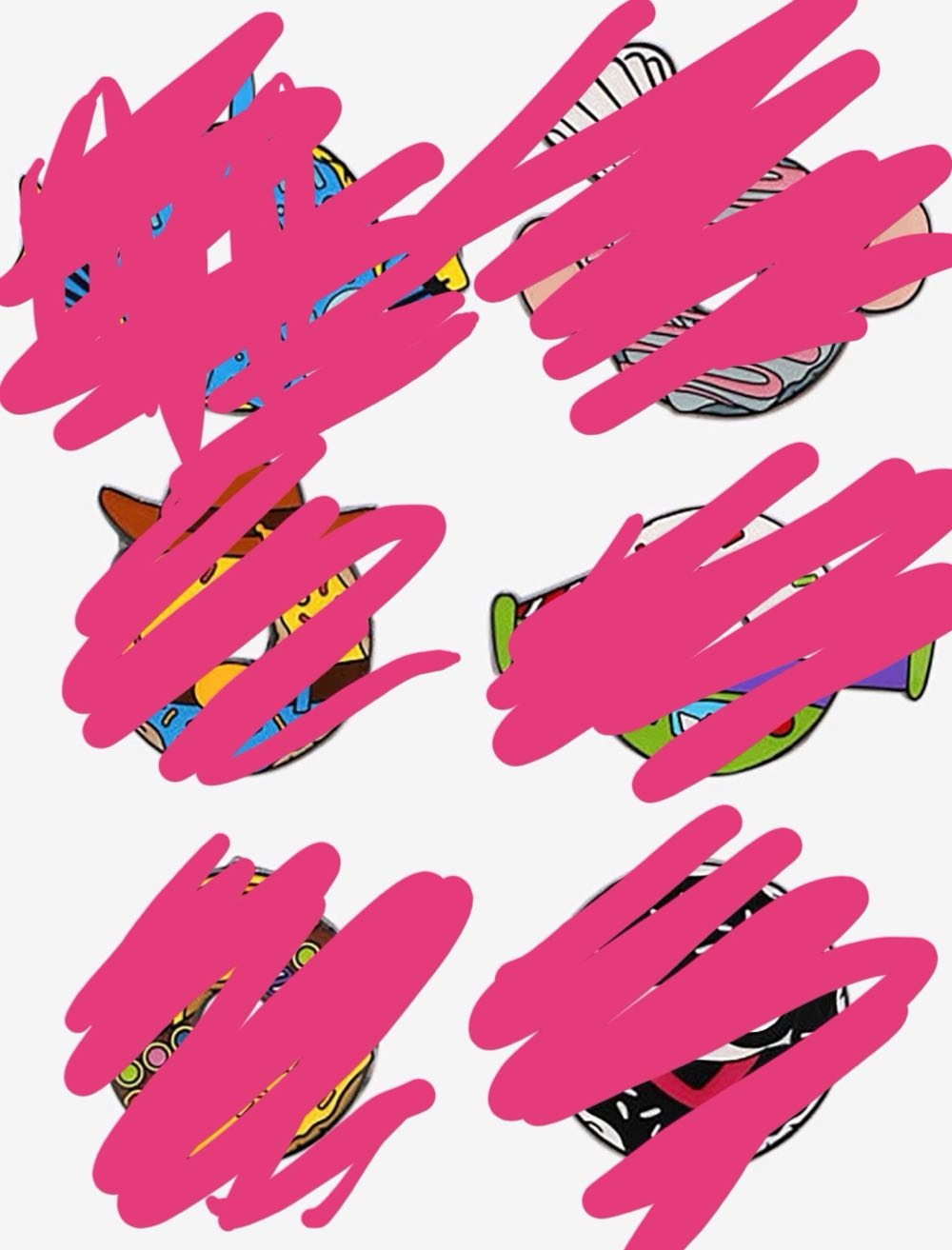 Loungefly Disney Pixar Donuts Blind Box Enamel Pins  pin collectible - Main Image 3