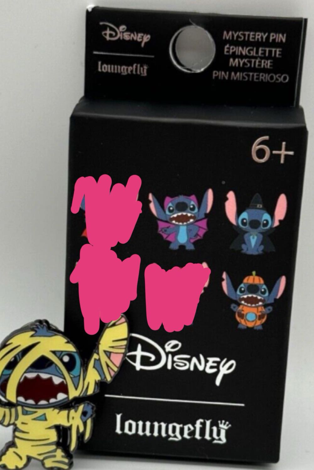 Loungefly Disney Stitch Halloween Mummy Costume Blind Box  pin collectible - Main Image 3