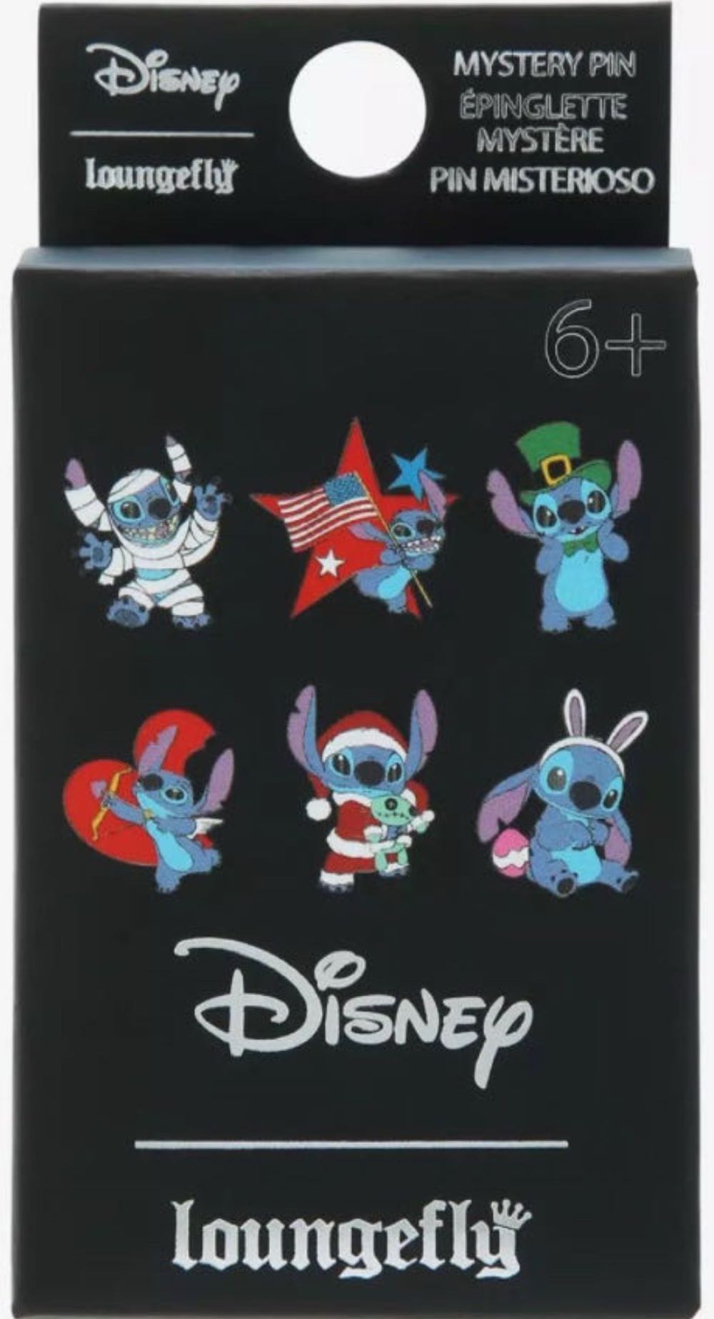 Loungefly Disney Lilo & Stitch Holidays Blind Box  pin collectible - Main Image 4
