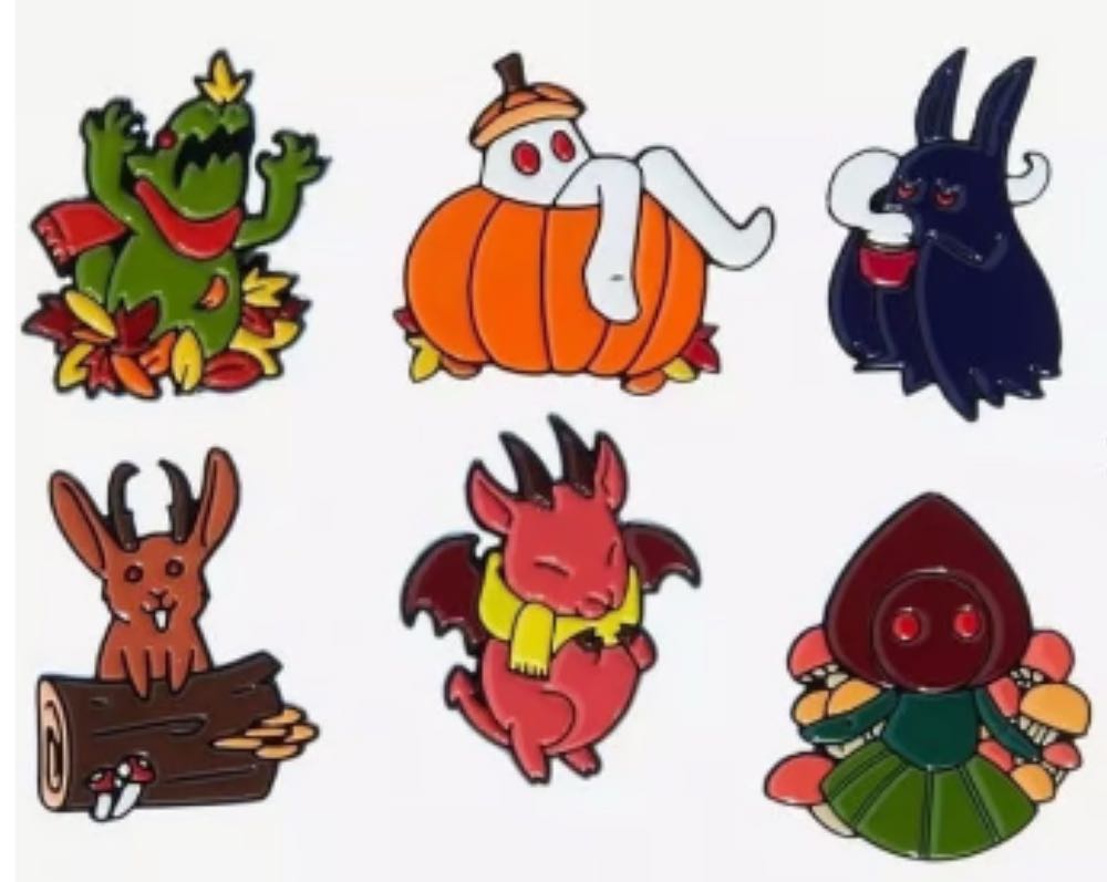 Fall Autumn Cryptids Blind Box  pin collectible - Main Image 2