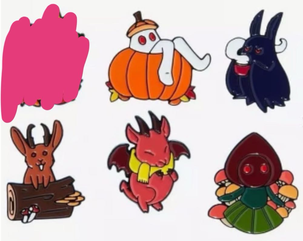 Fall Autumn Cryptids Blind Box  pin collectible - Main Image 3