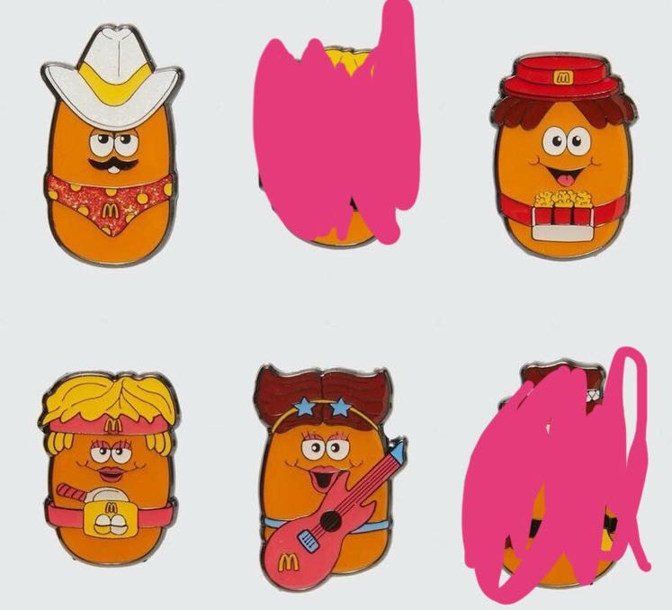 Loungefly McDonald’s Chicken McNugget BUDDIES Blind Box  pin collectible - Main Image 3