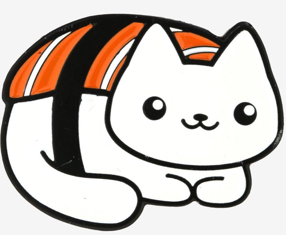 Sushi Cat Enamel Pin  pin collectible - Main Image 2