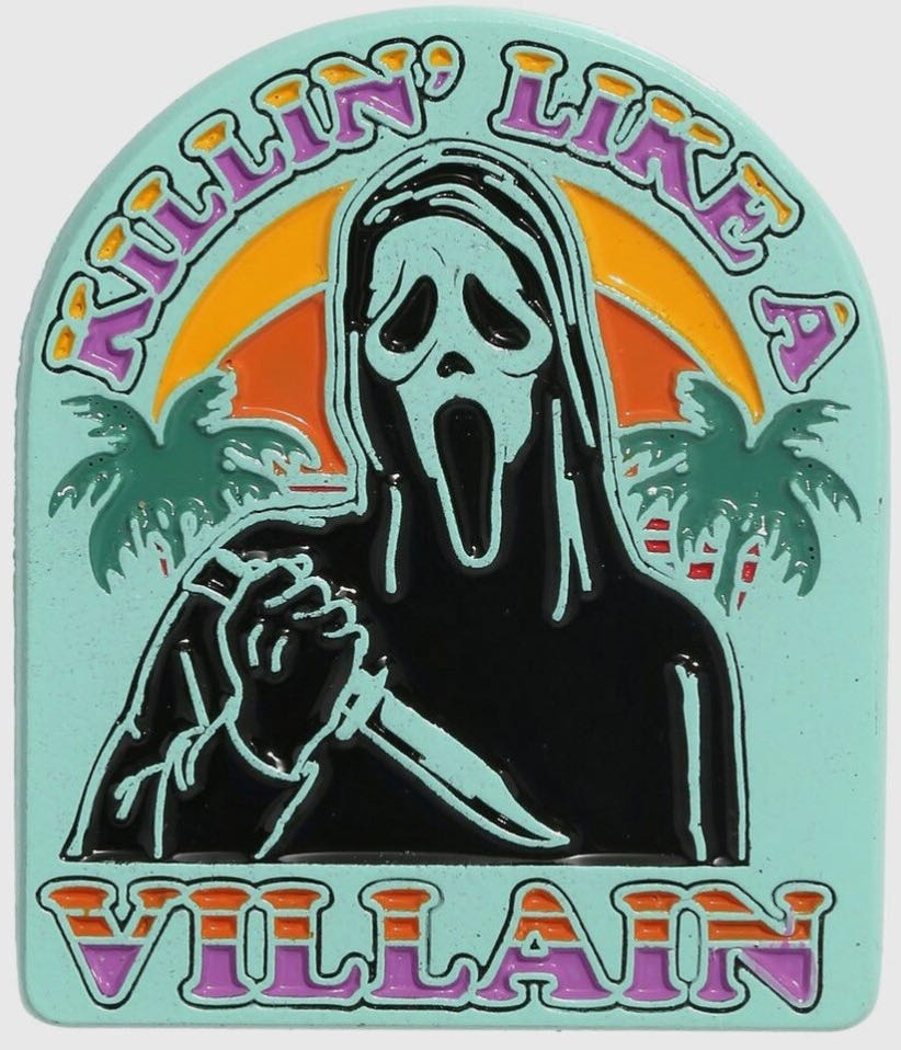 Scream Ghost Face Killin’ Villain Enamel Pin  pin collectible - Main Image 2