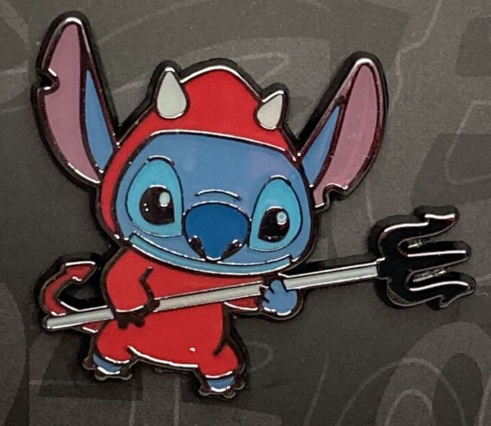Loungefly Disney Lilo & Stitch Devil Enamel Pin  pin collectible - Main Image 2