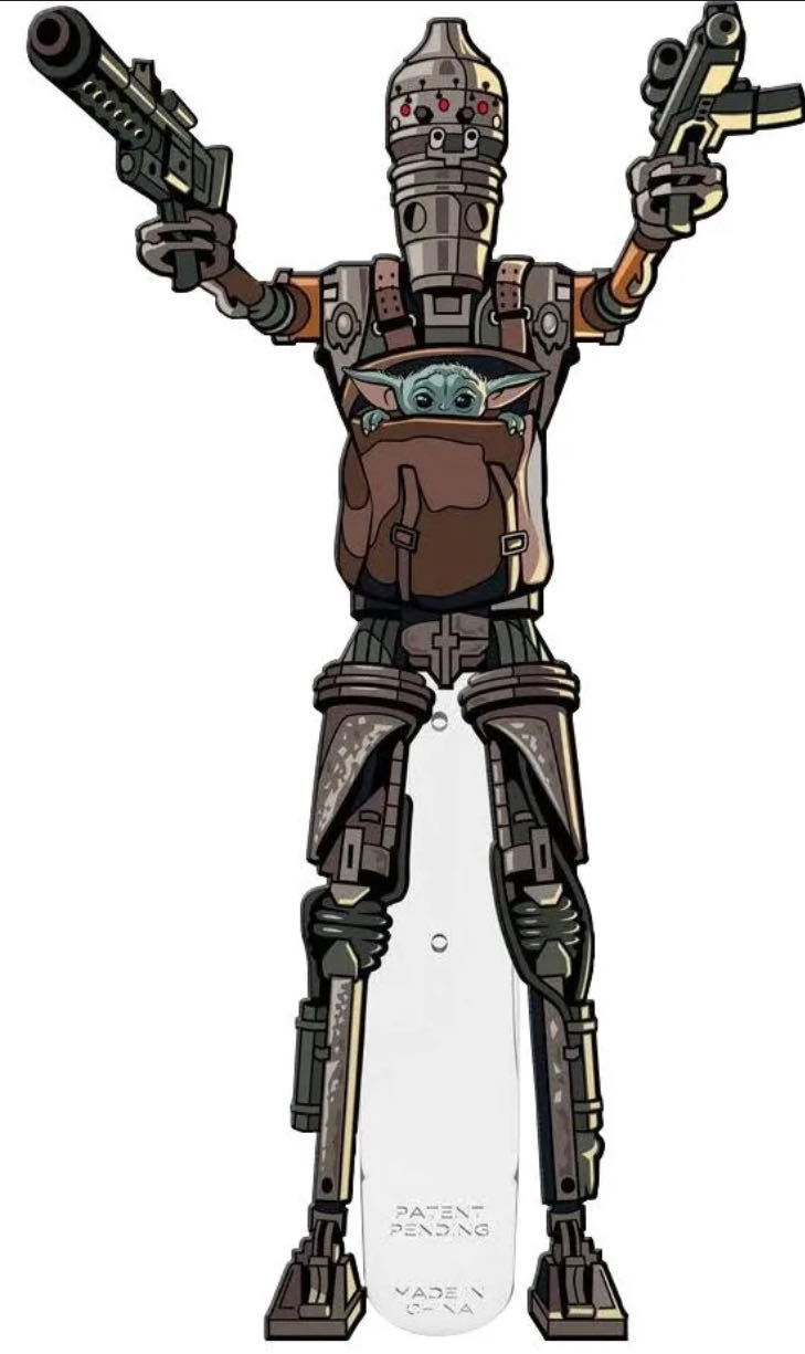 IG-11 with The Child 580 Fig Pin  pin collectible - Main Image 2