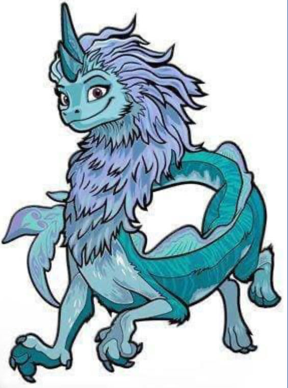 Raya Dragon 603 Fig Pin  pin collectible - Main Image 2