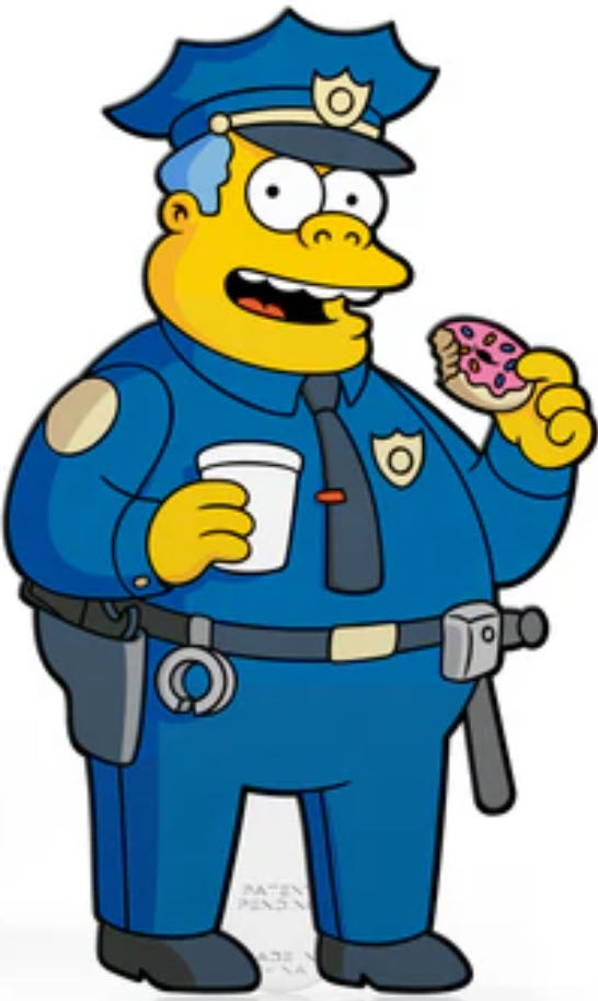 Chief Clancy Wiggum 873 Fig Pin  pin collectible - Main Image 2