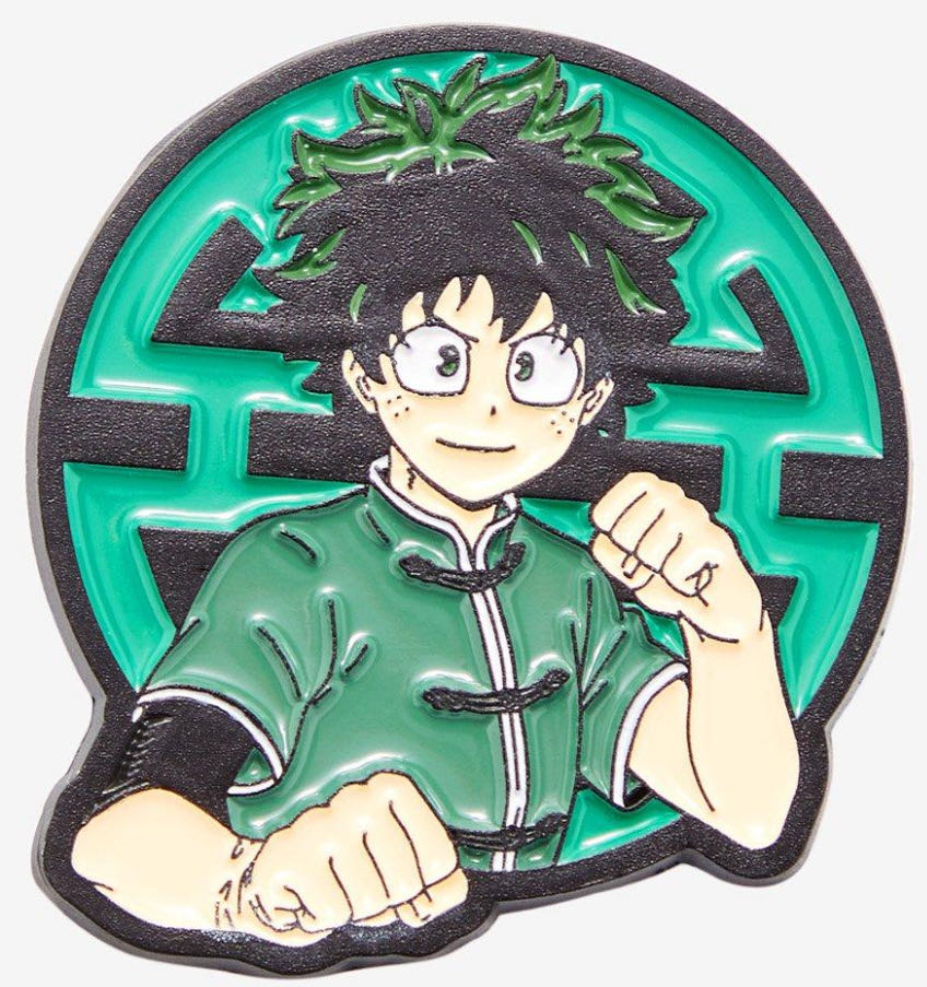 My Hero Academia Deku Fight Stance Enamel Pin  pin collectible - Main Image 2