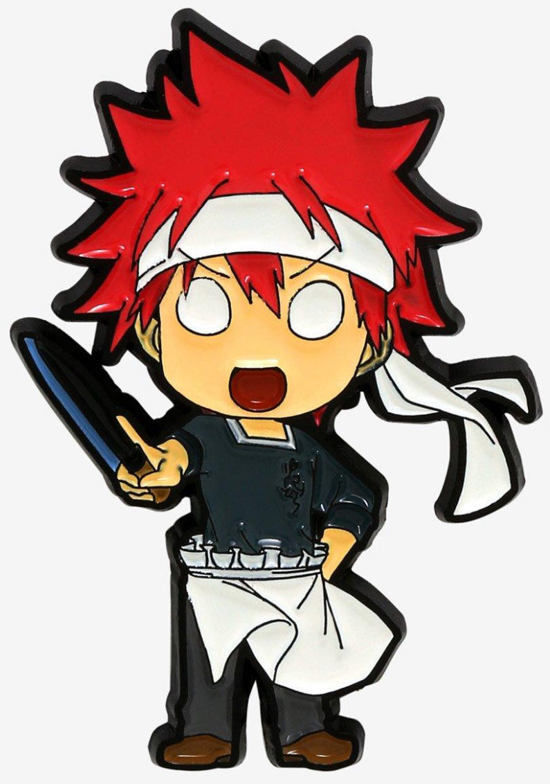 Food Wars!: Shokugeki No Soma Chibi Soma Enamel Pin  pin collectible - Main Image 2