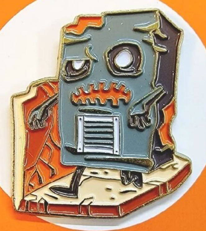 Loot Crate Lootpins February 2016 Dead Walking Loot Box Zombie   pin collectible - Main Image 2