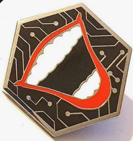 Enamel Pin DC Joker Laughing Mouth  pin collectible - Main Image 2