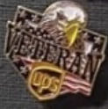 UPS Veteran Pin Like This But Ups On Bottom   pin collectible - Main Image 2