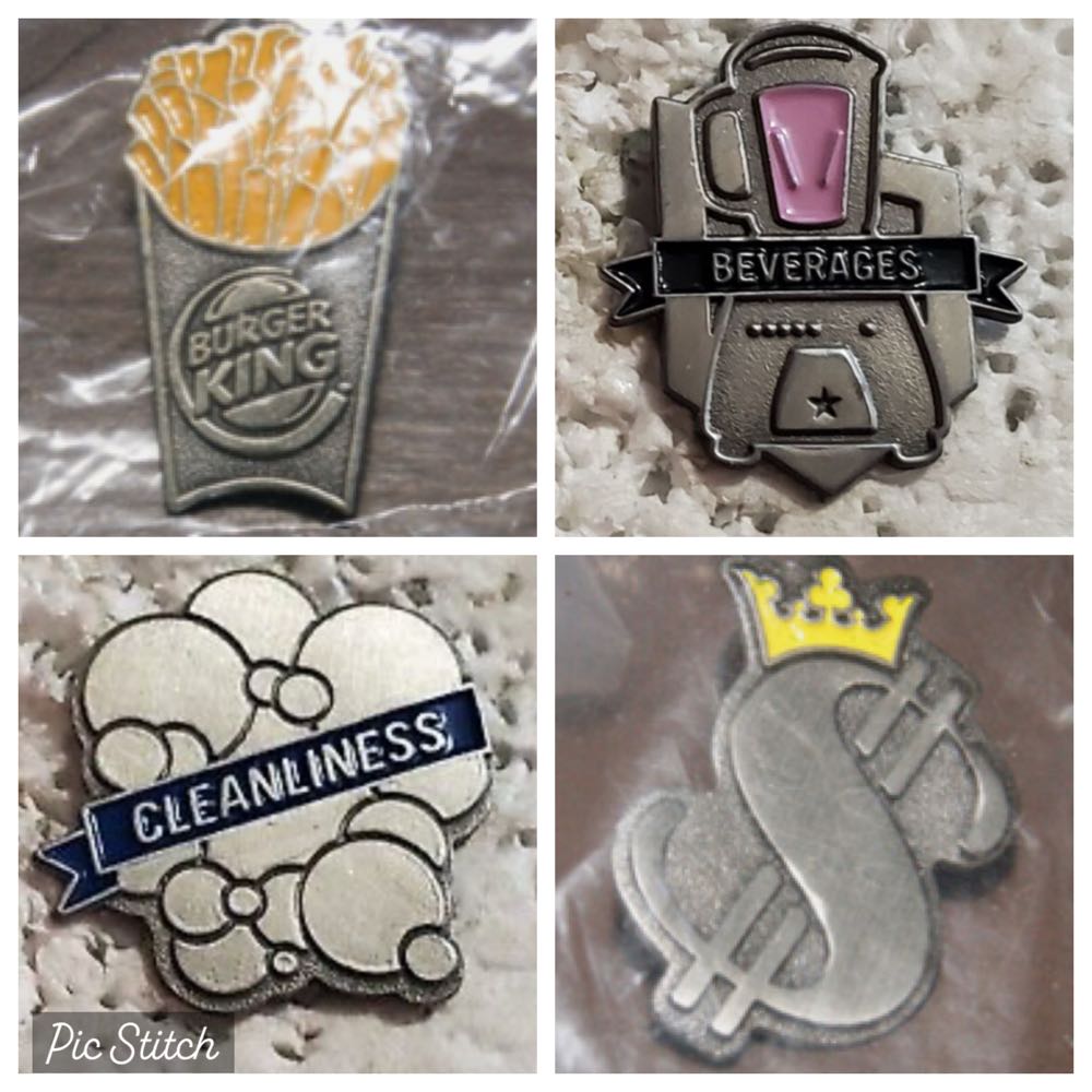 Burger King Employee Pins Pt 1  pin collectible - Main Image 2