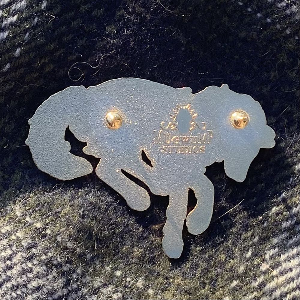 Jelly Skelly (Pink) - Translucent Enamel, Screenprint, Gold Plating pin collectible - Main Image 2