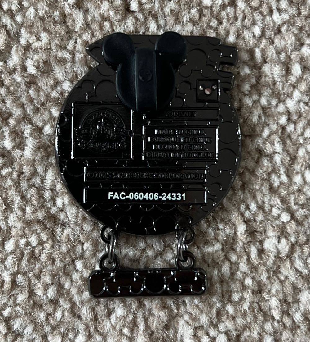 Starbucks Mysery Pin Magic Kingdom 3 of 8  pin collectible - Main Image 2