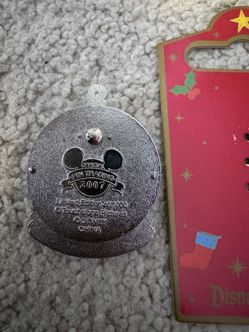 Jack Skellington Snow Globe  pin collectible [Barcode 400013501158] - Main Image 2