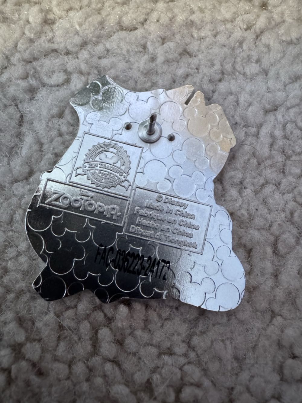 HKDL Zootopia Mystery Set - Rhino - Mystery Box pin collectible - Main Image 2