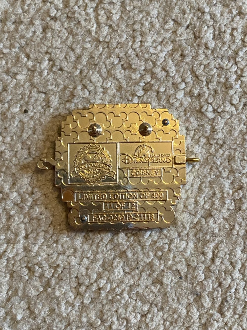 Hong Kong Disneyland Zodiac- Dante  pin collectible [Barcode 400051186607] - Main Image 2