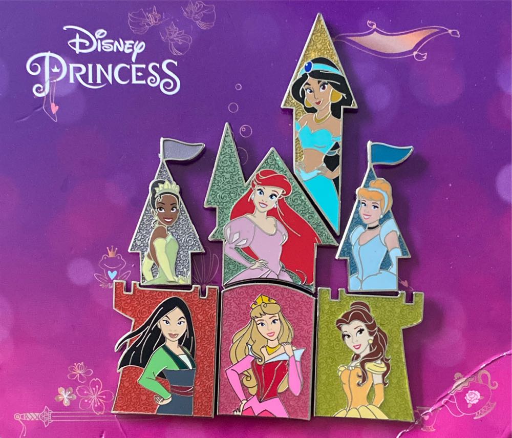 Tiana Castle Puzzle  pin collectible - Main Image 2