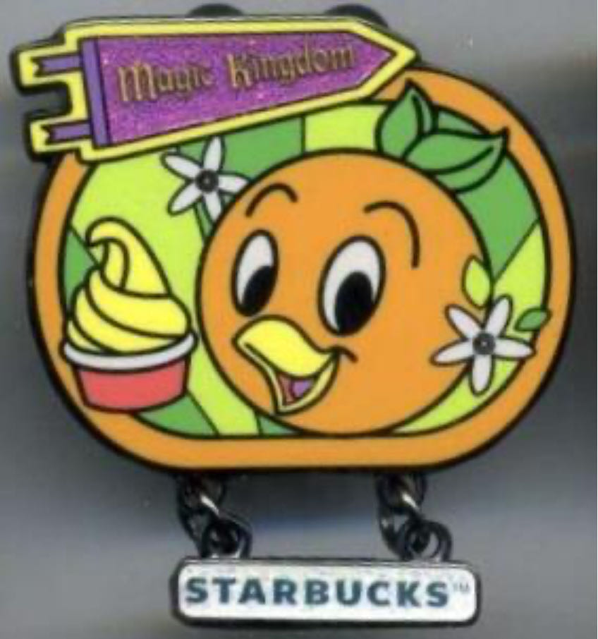 Orange Bird And Dole Whip- Magic Kingdom Collection  pin collectible - Main Image 2