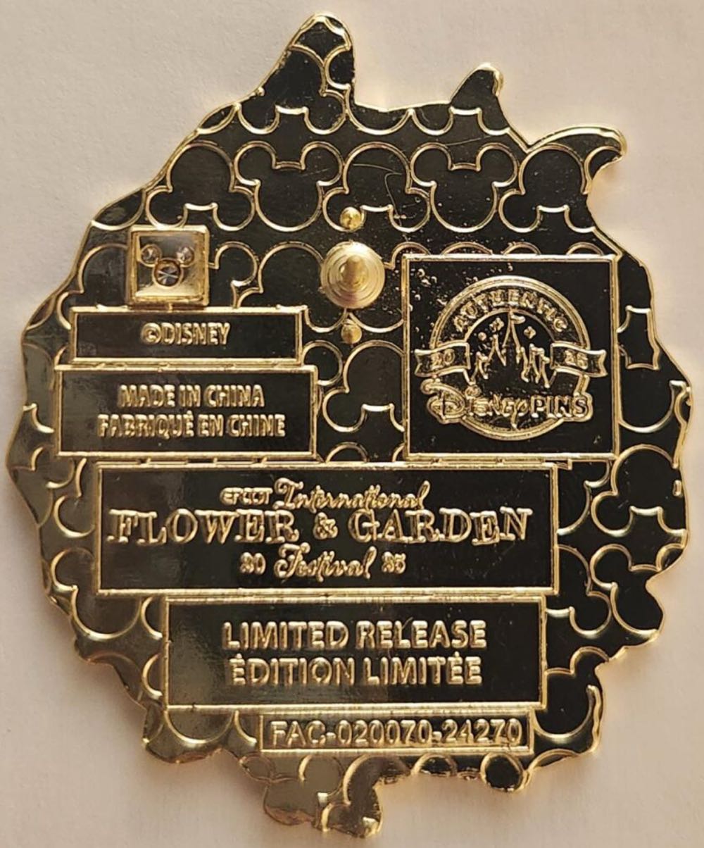 Spaceship Earth Mystery Collection — Orange Bird - Enamel Pin Rubber Back pin collectible - Main Image 2