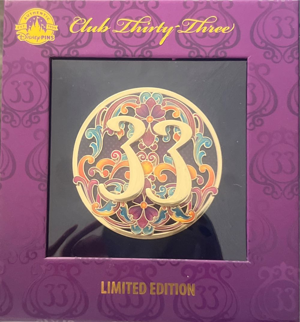 Club 33 Disneyland 70th Anniversary - Hard enamel / cloisonné-style pin pin collectible [Barcode 400993119770] - Main Image 2