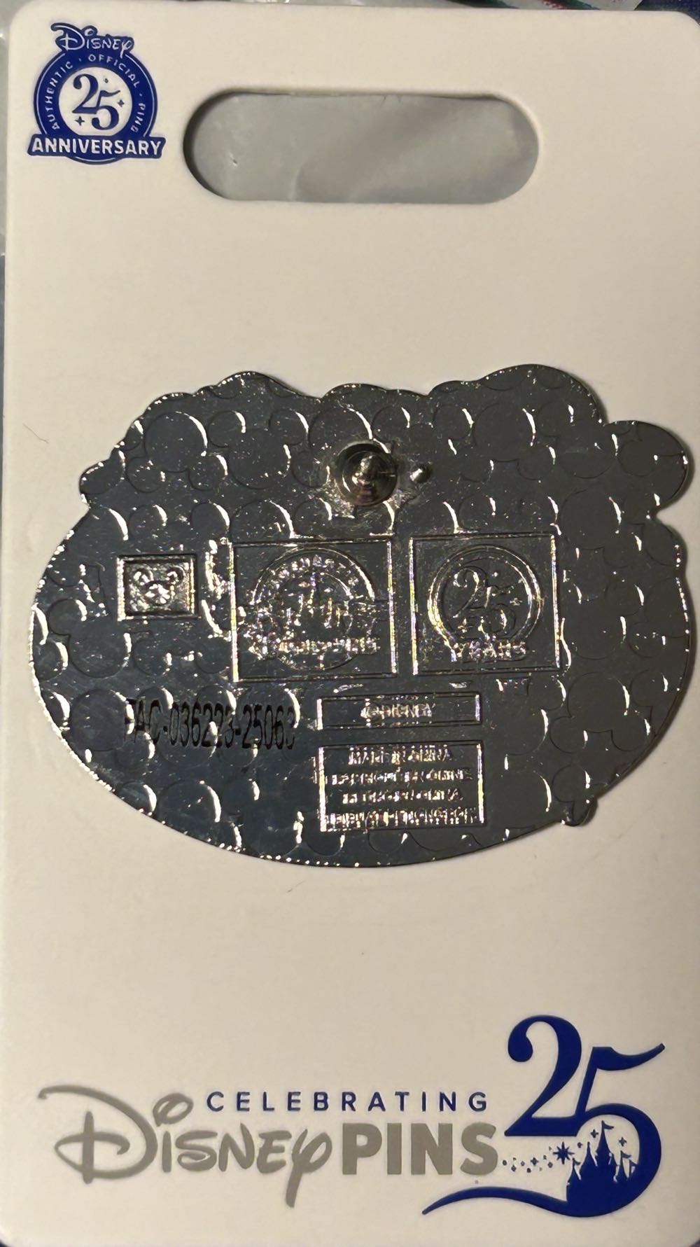 25 Years Of Pin Trading, Chip N Dale Running With A Load Of Pin Backs - 25 Years Of Pin Trading pin collectible [Barcode 400992280396] - Main Image 2