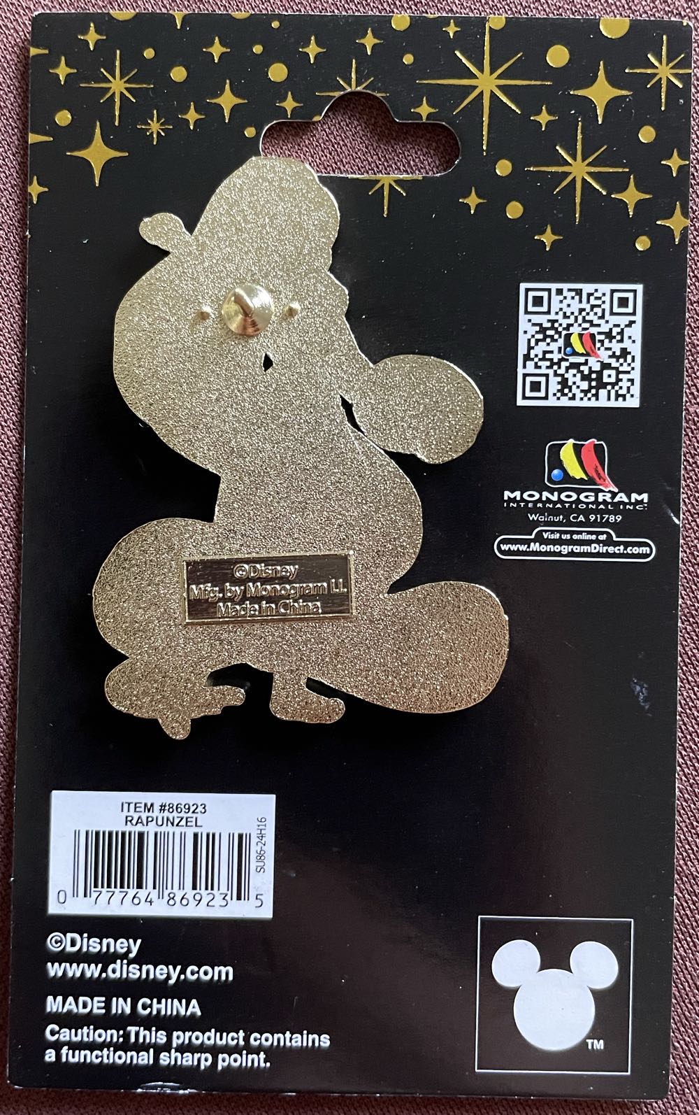 Rapunzel pink a la mode  pin collectible - Main Image 2