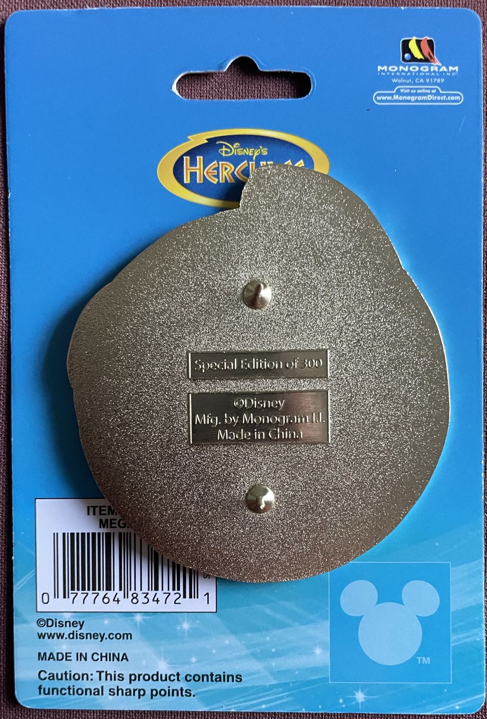 Megara Coin pink a la mode  pin collectible - Main Image 2