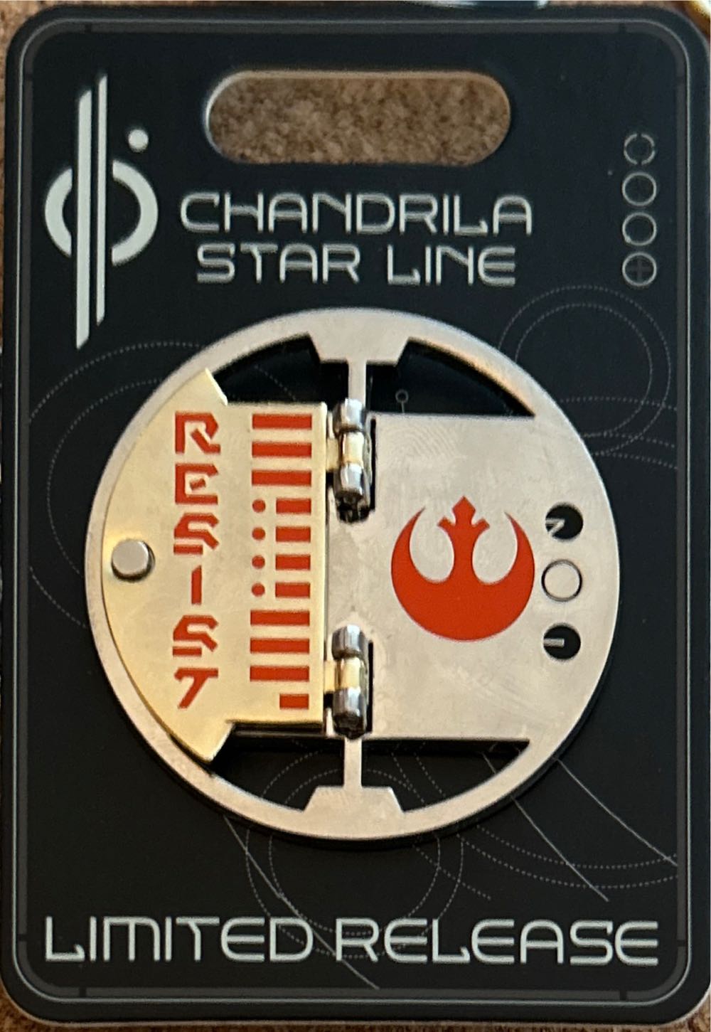 Chandrila Star Line Limited Release Resistance Flip - Disney Pins pin collectible [Barcode 400957867969] - Main Image 2