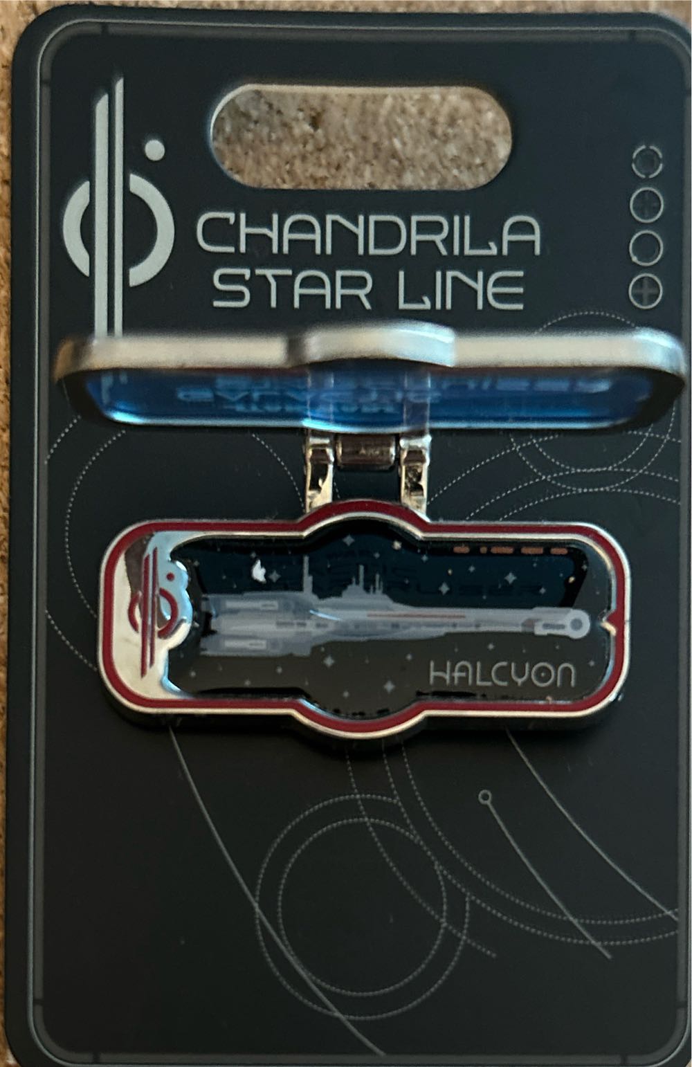 Chandrila Star Line Star Wars Galactic Star Cruiser Pin  pin collectible [Barcode 400931813388] - Main Image 2