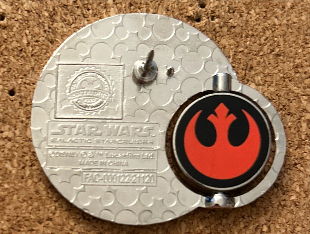 Chandrila Star Line Limited Release Halcyon Spinning Resistance Pin  pin collectible [Barcode 400932263380] - Main Image 4