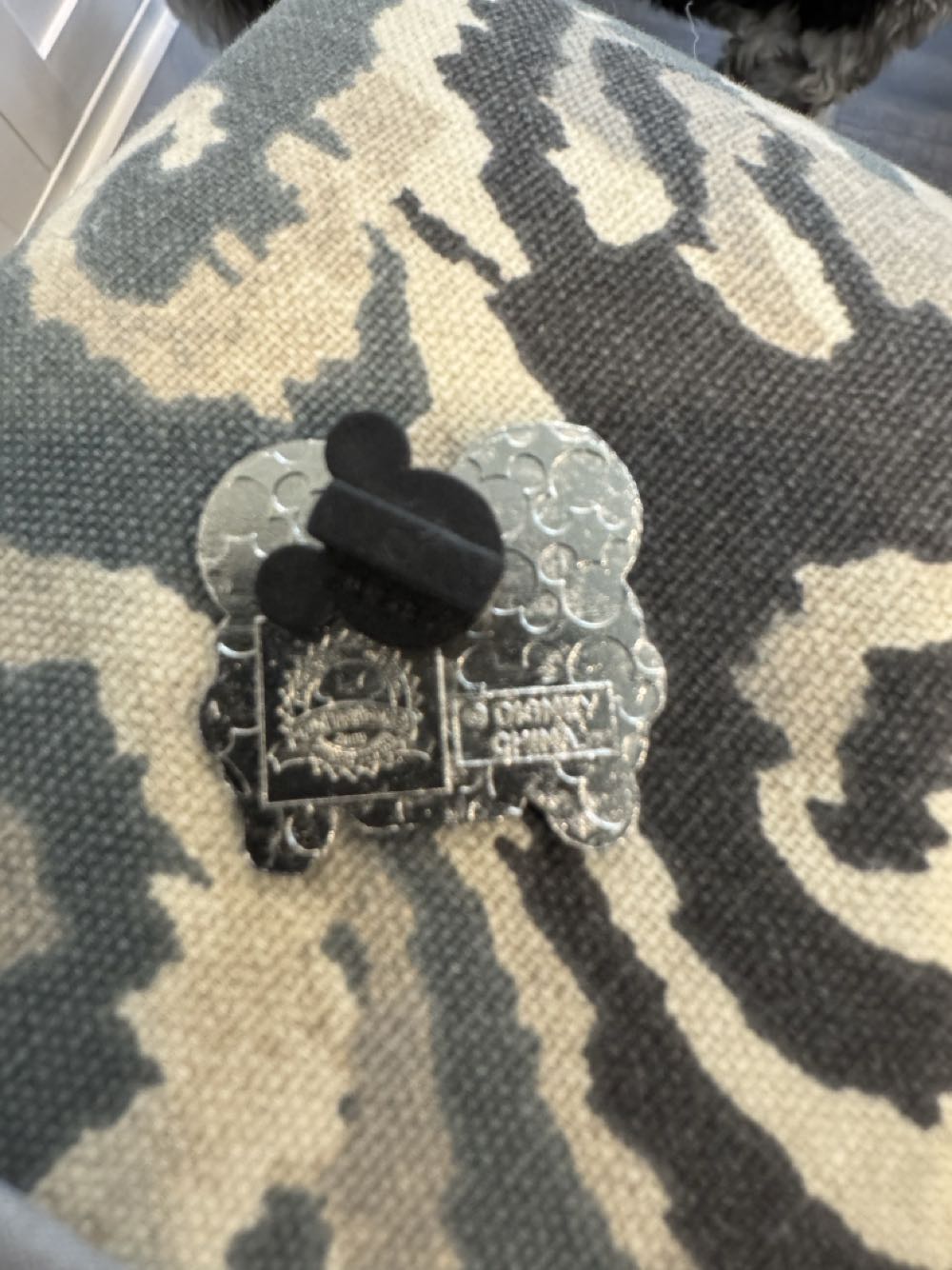 Mickey head skull and crossbones  pin collectible - Main Image 2