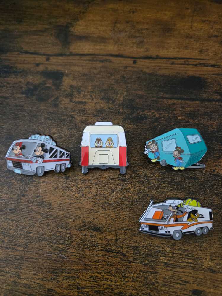 Mickey Camping Trailers  pin collectible - Main Image 2