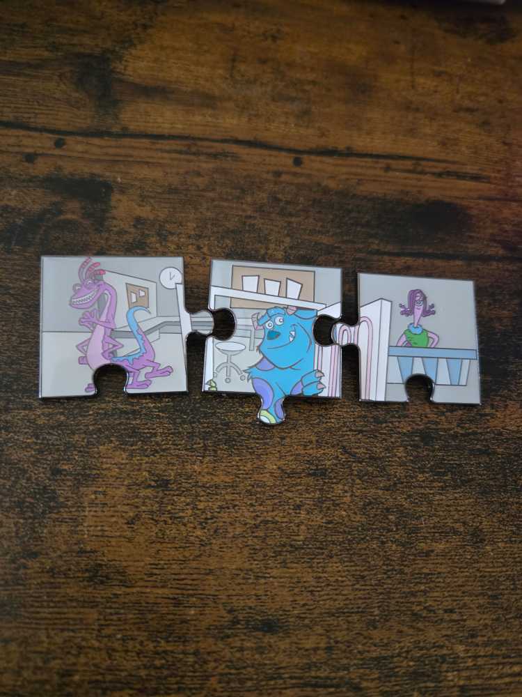 Monster Inc Puzzle Blind Box  pin collectible - Main Image 2